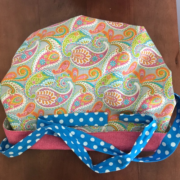 Scrub CAP/HAT *Reversible *Long Ties NWOT - Picture 11 of 14